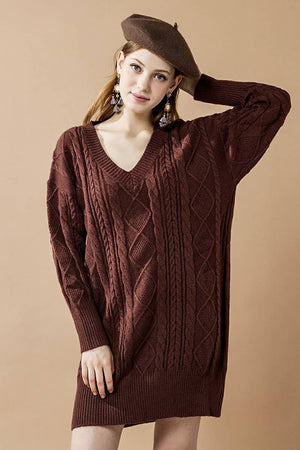 The Sweet Haven Sweater Dress