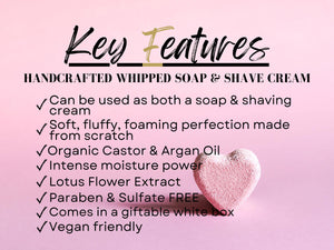 Bergamot & Rosebud Whipped Soap