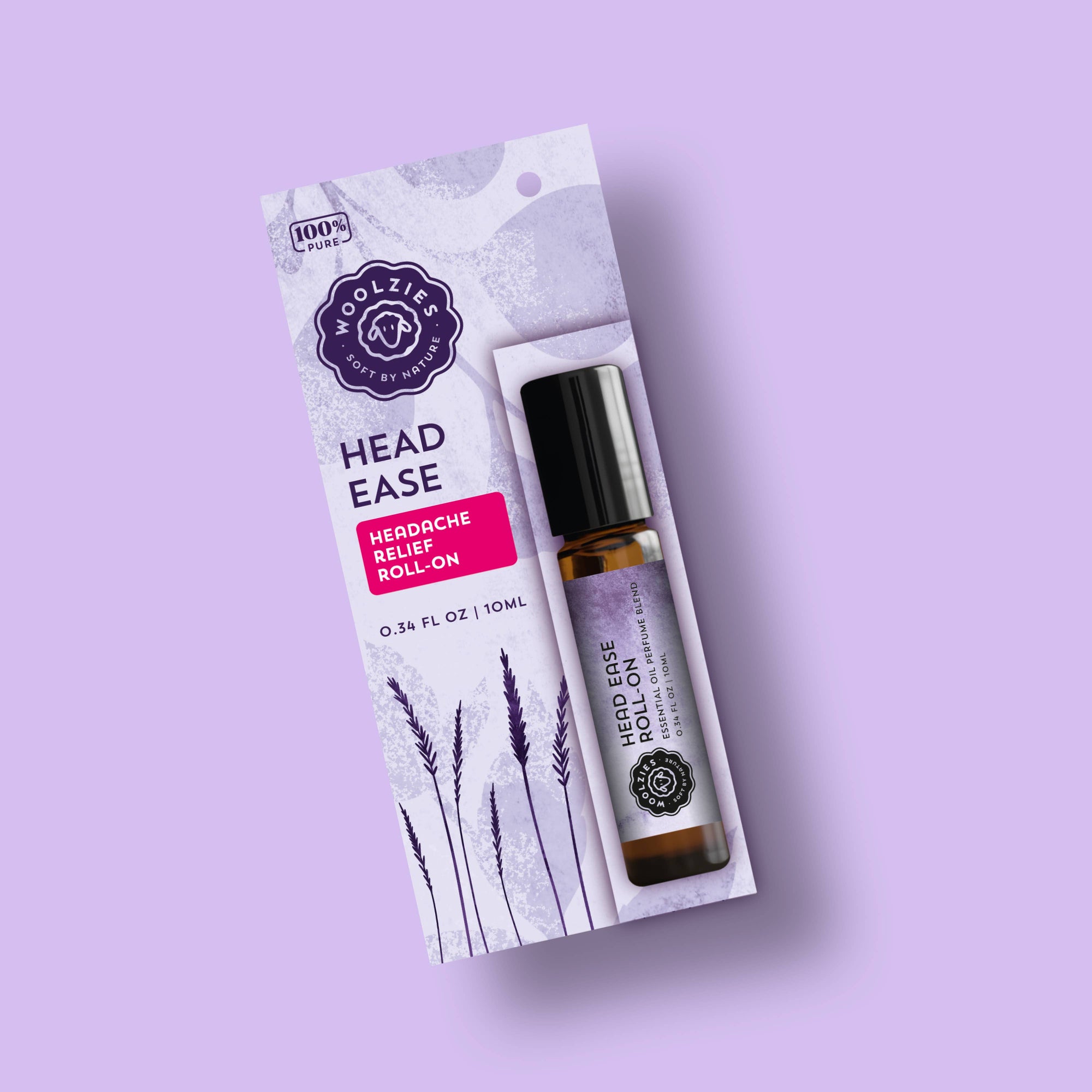 Head Ease Roll-On – Refreshing Essential Oil Blend – 10ml