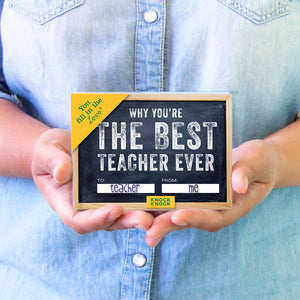Why You're the Best Teacher Ever  Fill in the Love® Book