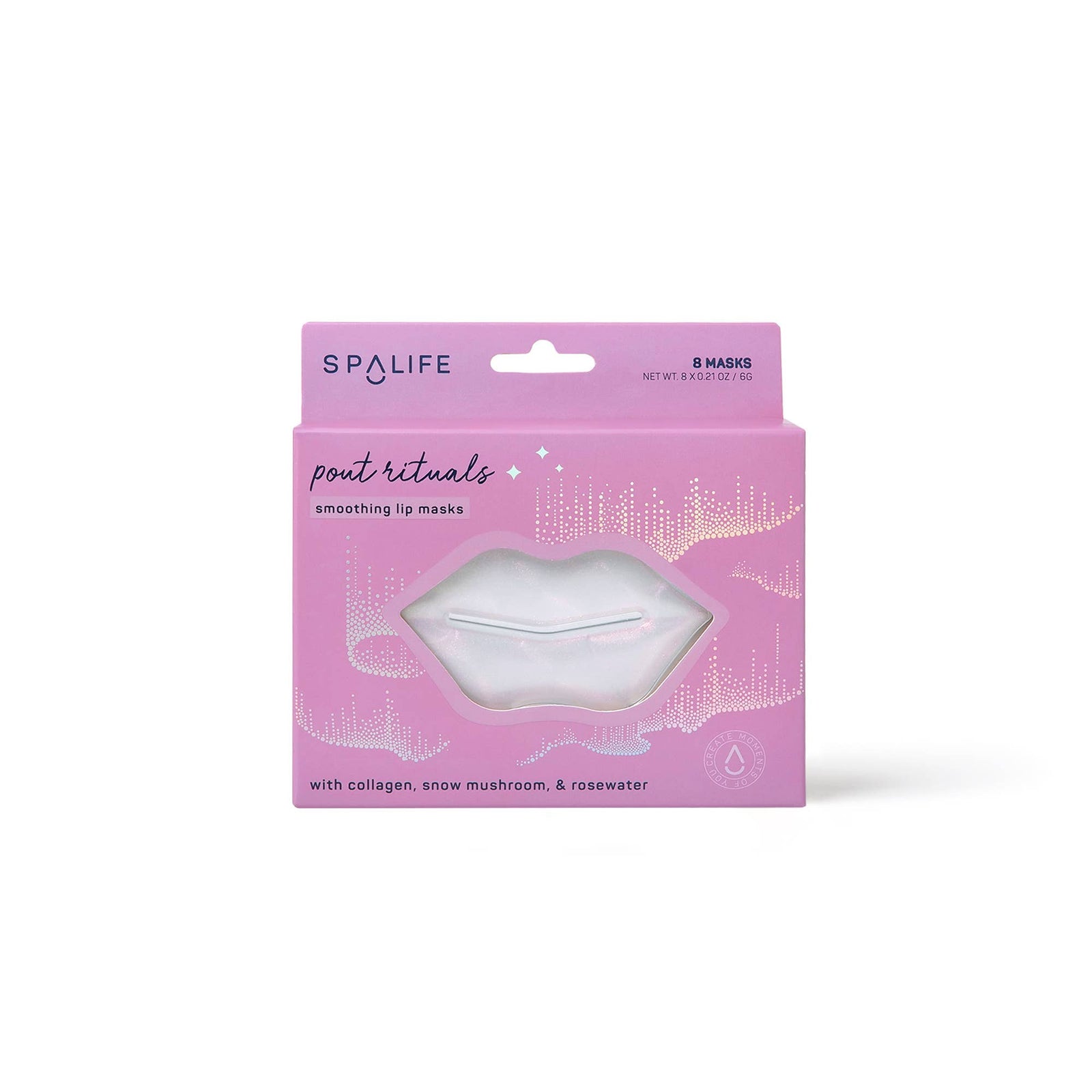 Pout Rituals Smoothing Hydrogel Lip Masks - 8 Pairs
