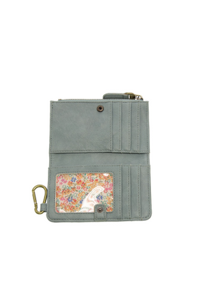 Joy Susan Bobbie Bifold Wallet with Carabiner