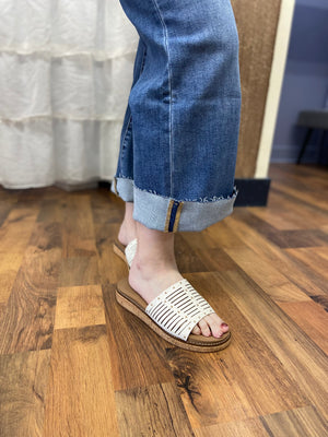 Corky's At Ease Sandals in White