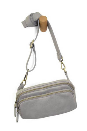 Joy Susan Kylie Double Zip Sling/Belt Bag