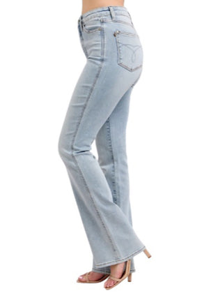 Situation Handled Tummy Control Bootcut Lightwash Judy Blue Jeans