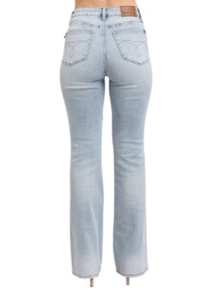 Situation Handled Tummy Control Bootcut Lightwash Judy Blue Jeans