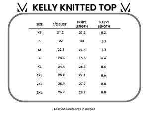 MM Kelly Knitted Top in Slate Purple