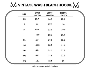 Vintage Wash Beach Hoodie - Seabreeze