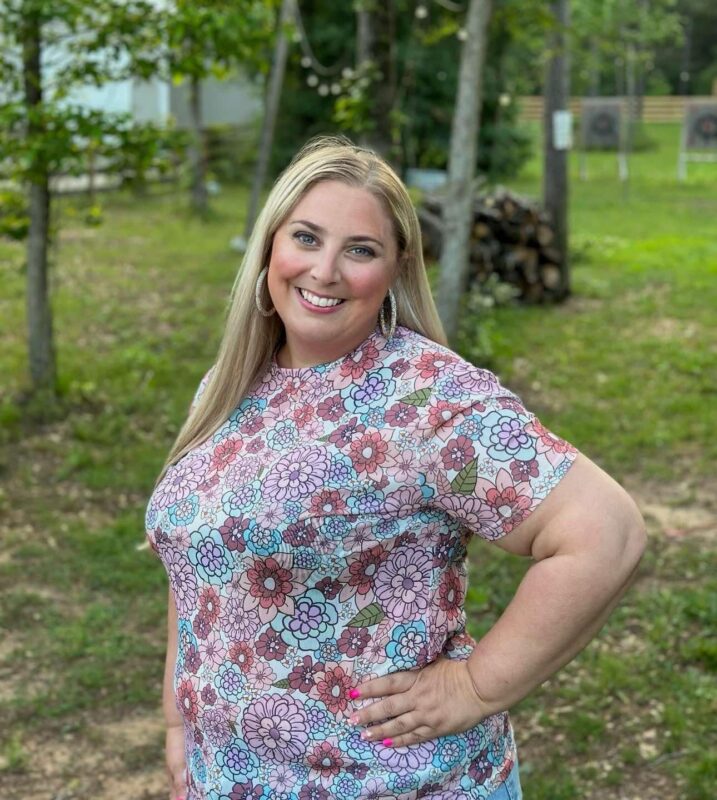 Short Sleeve Boho Floral Mesh Tee