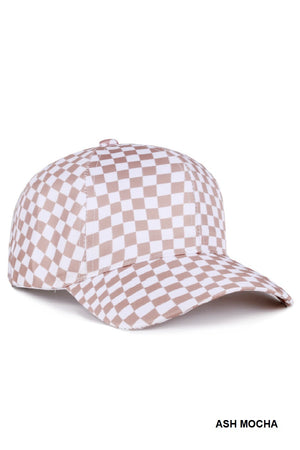 Checkered Pattern Baseball Cap