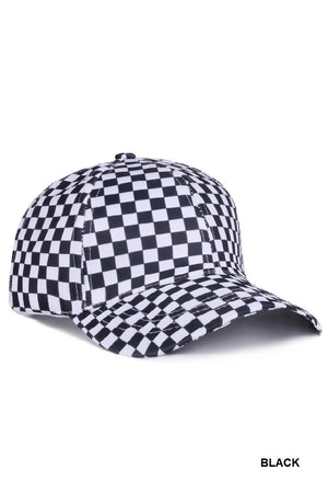 Checkered Pattern Baseball Cap
