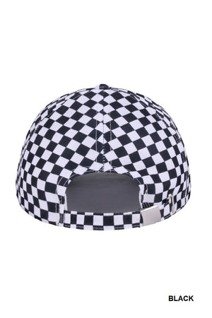 Checkered Pattern Baseball Cap