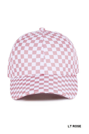Checkered Pattern Baseball Cap