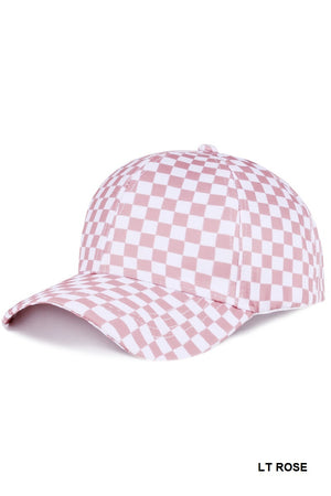 Checkered Pattern Baseball Cap