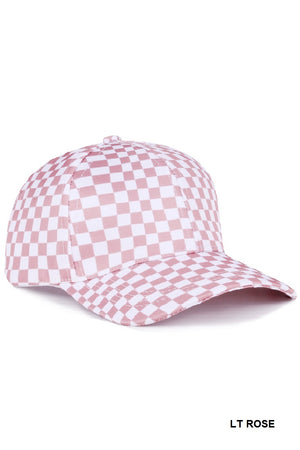 Checkered Pattern Baseball Cap