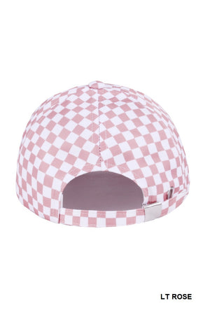Checkered Pattern Baseball Cap