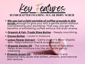 Caffe Latte Foaming Sugar Scrub