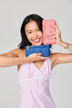 WL0004RF Kyla RFID Wallet w/ Snap Closure: Grey