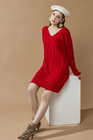 The Sweet Haven Sweater Dress