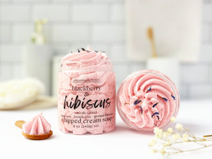 Blackberry Hibiscus Whipped Soap & Shave Cream