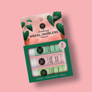 Focus Set Of 3 Nasal Inhalers