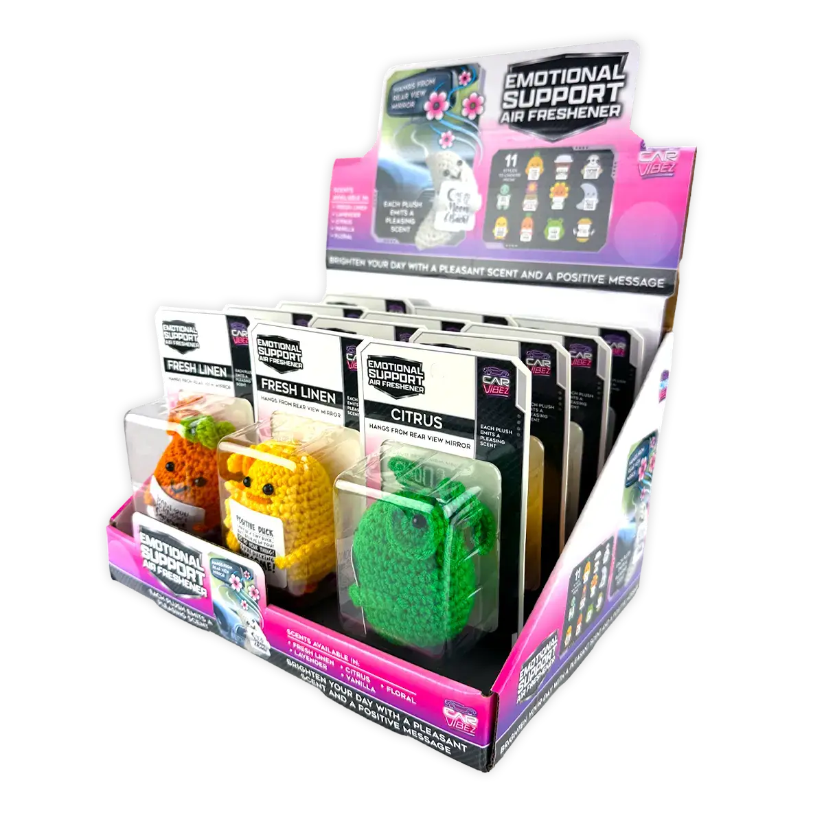 Emotional Support Crochet Air Freshener Assortment