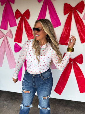 VALENTINES DRESS IT UP MESH TOPS:CHEETAH HEARTS