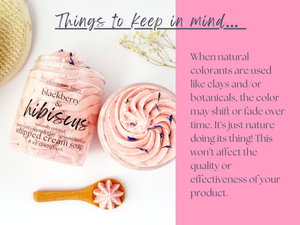 Blackberry Hibiscus Foaming Sugar Scrub