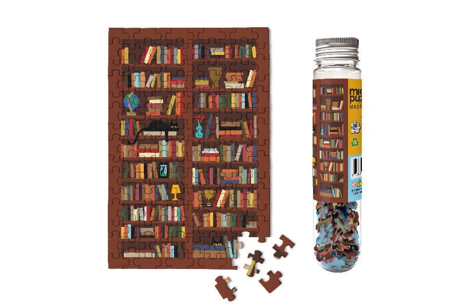 Bookcase Mini jigsaw puzzle teacher appreciation gift