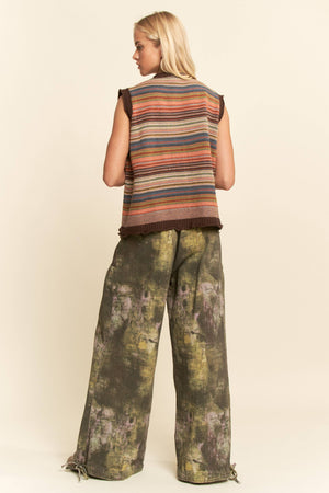 Fall In Love With Stripes Sweater Vest