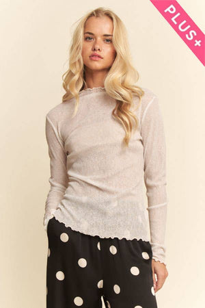 Prism Glow Layering Mesh Top