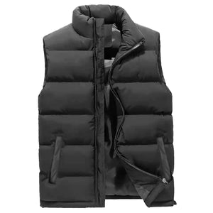 The Essential Puffer Vest in Black