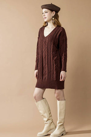 The Sweet Haven Sweater Dress