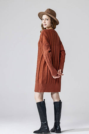 The Sweet Haven Sweater Dress