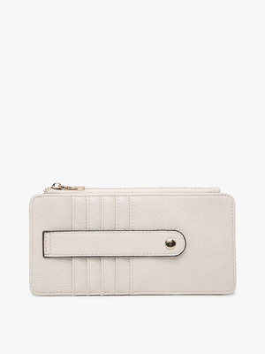 WL1889 Saige Slim Card Holder Women's Wallet: Black