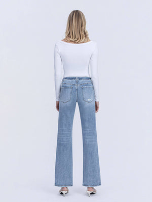 Lovervet Mid RIse Tummy Control Lightwash Jeans