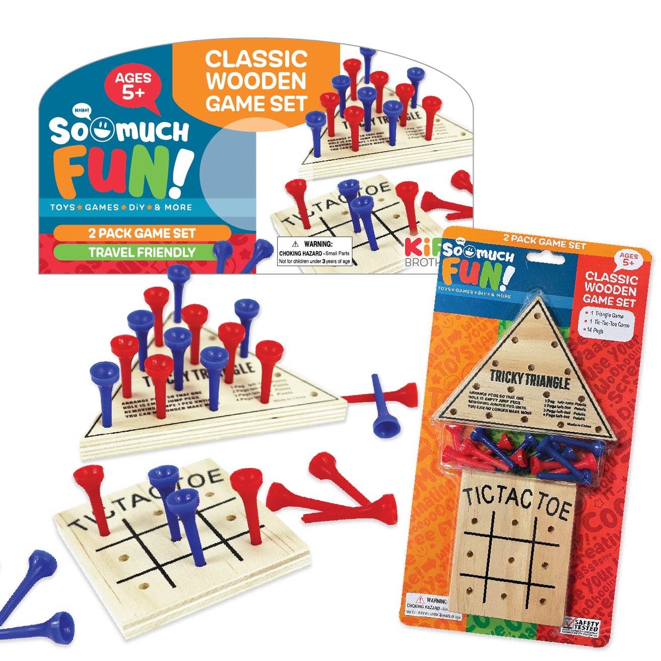 SO MUCH FUN! CLASSIC WOODEN GAMES 2 PACK