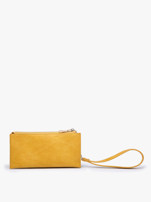 WL0004RF Kyla RFID Wallet w/ Snap Closure: Grey