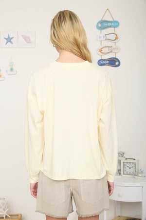 Beach Cowgirl Long Sleeve Graphic Tee