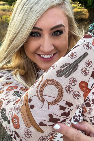 Hauntin' The Range Mesh Top