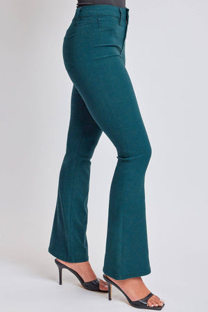 Forest Green Hyperstretch Flare Pant
