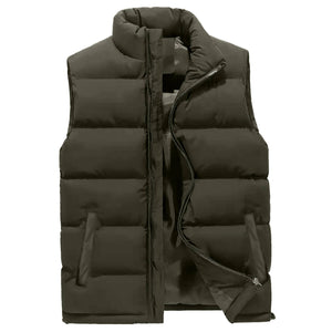 The Essential Puffer Vest in Black