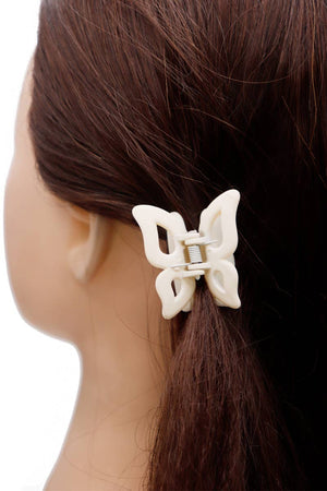 Mini Butterfly Matte Hair Claw - 24 pcs