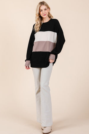 Color My World Color Block Corded Top