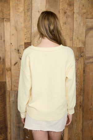 Breezy Button Henley Top