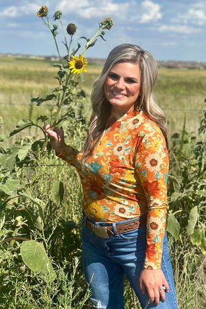 Blissfully Blessed Mesh Top