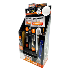 Roughneck LED Screwdriver with Bits Assortment