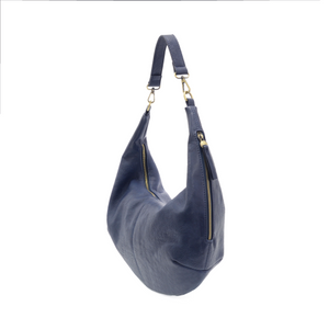Joy Susan Rhea Slouchy Crescent Shoulder/Crossbody Bag - Navy