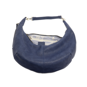 Joy Susan Rhea Slouchy Crescent Shoulder/Crossbody Bag - Navy