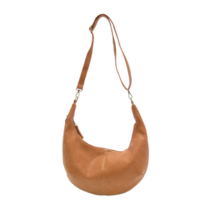 Joy Susan Rhea Slouchy Crescent Shoulder/Crossbody Bag - Golden Brown